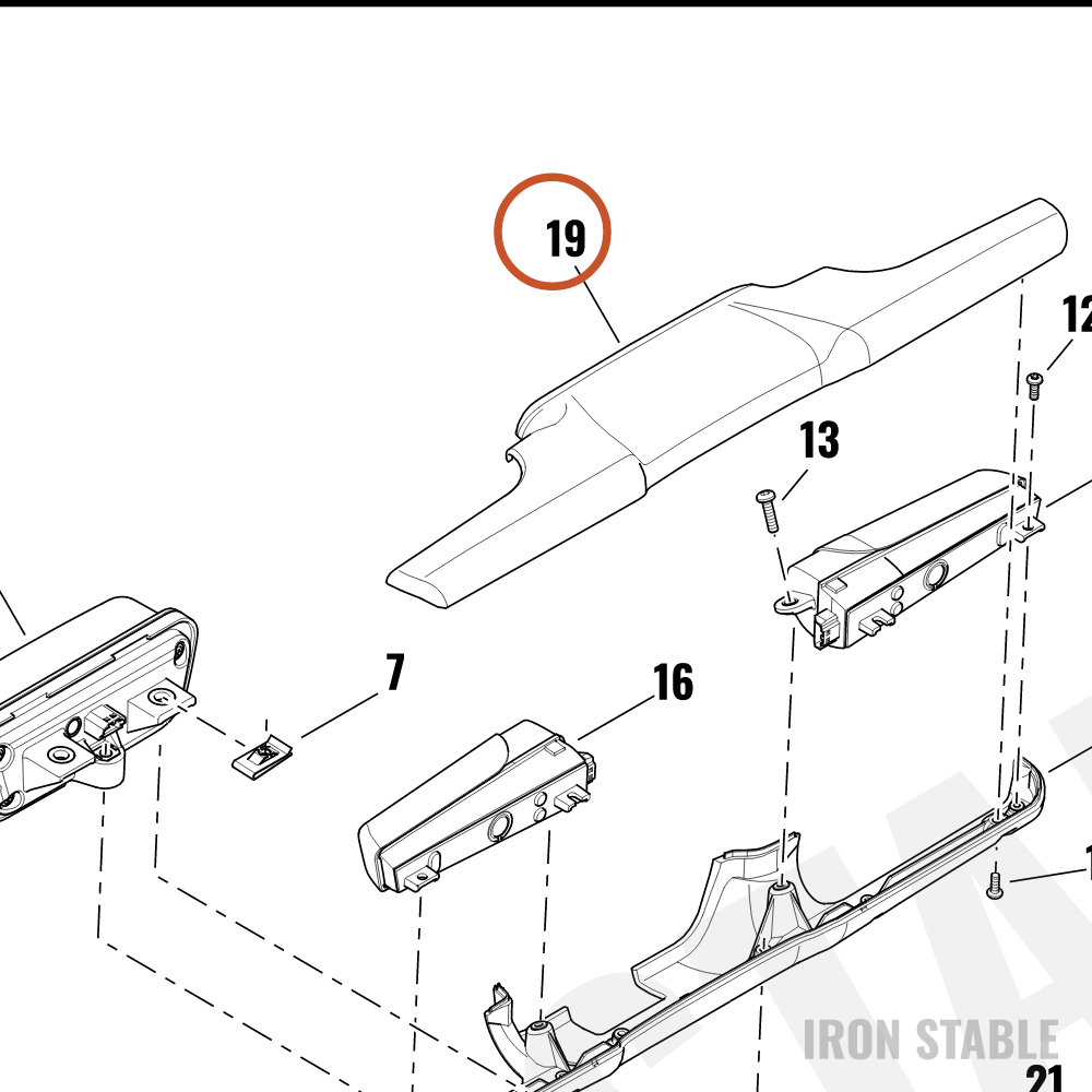 Harley-Davidson Housing, Tl, Rr Ts, Upr