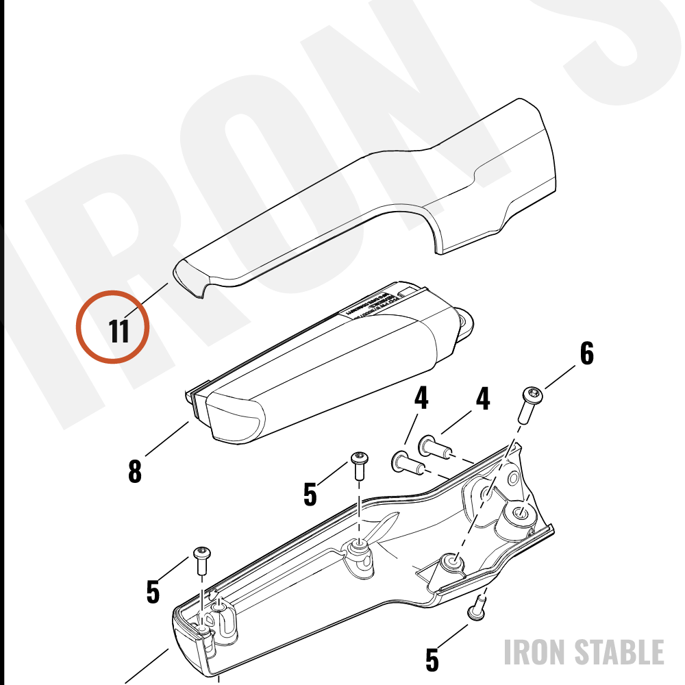 Harley-Davidson Turnsignal, Hsg, Fr, Rh, Upper