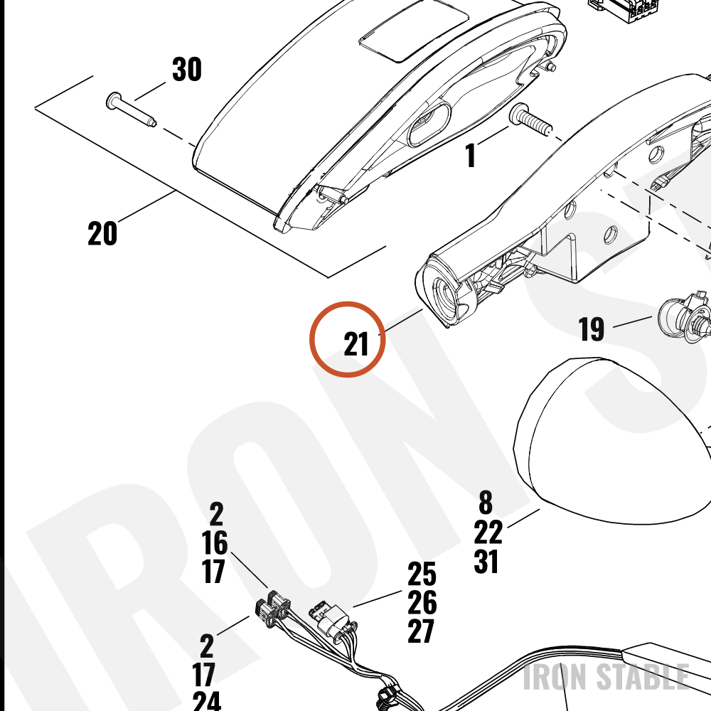Harley-Davidson Housing, Tl, Base