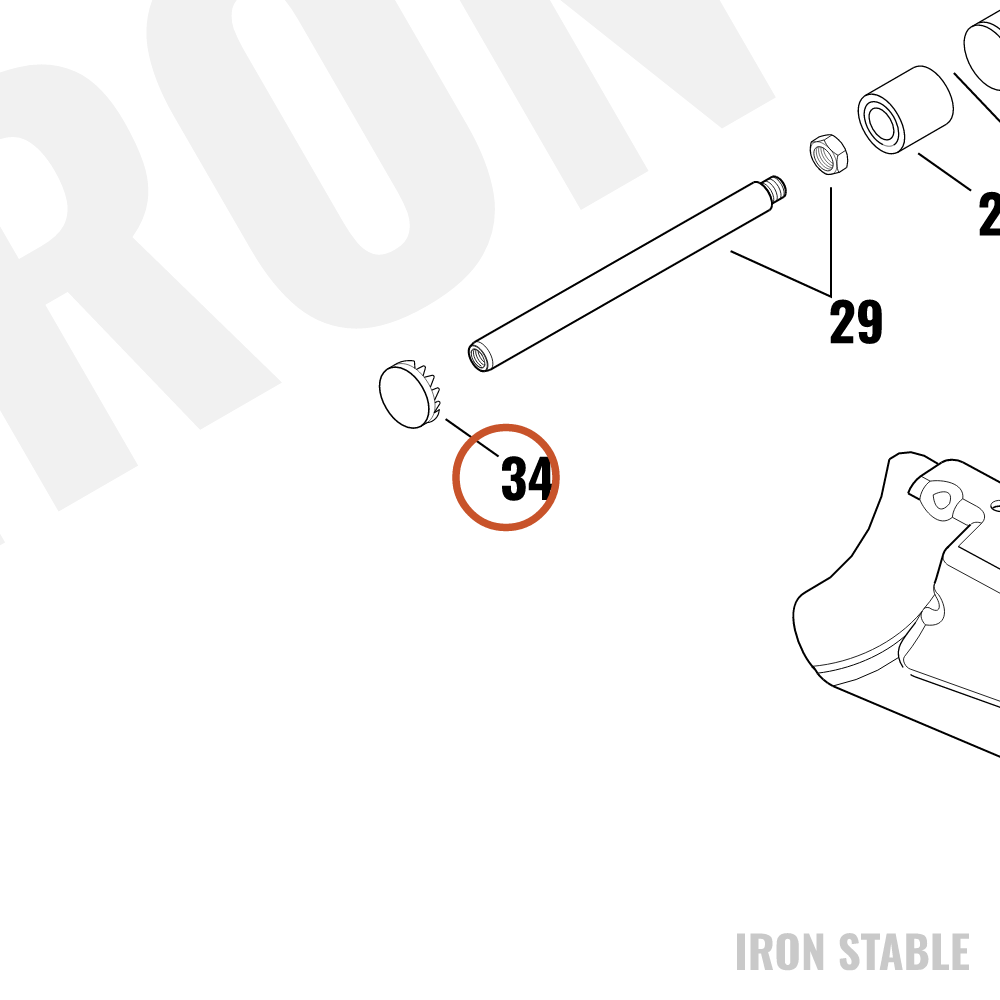 Harley-Davidson Holeplug Swingarm Fxd Series