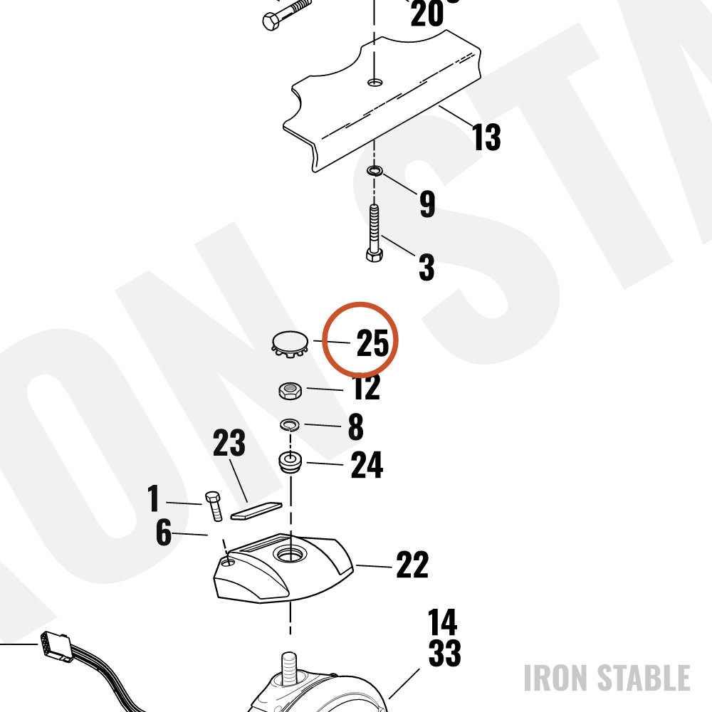 Harley-Davidson Plug, Prft, Hdlamp Bracket/Polished