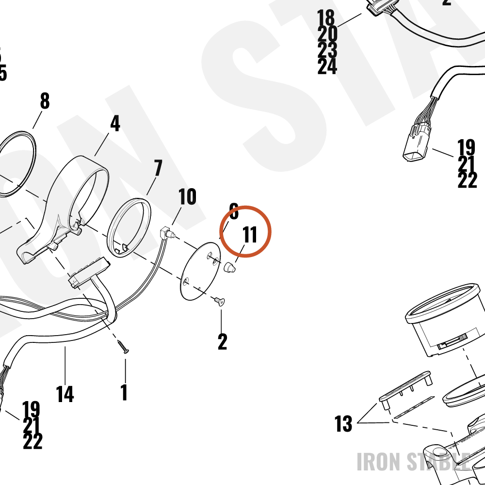 Harley-Davidson Hdlt Sub-Component, Boot, Reset Swit