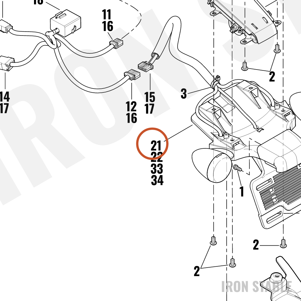 Harley-Davidson Bracket, Lic'se Plt Assembly, Dom