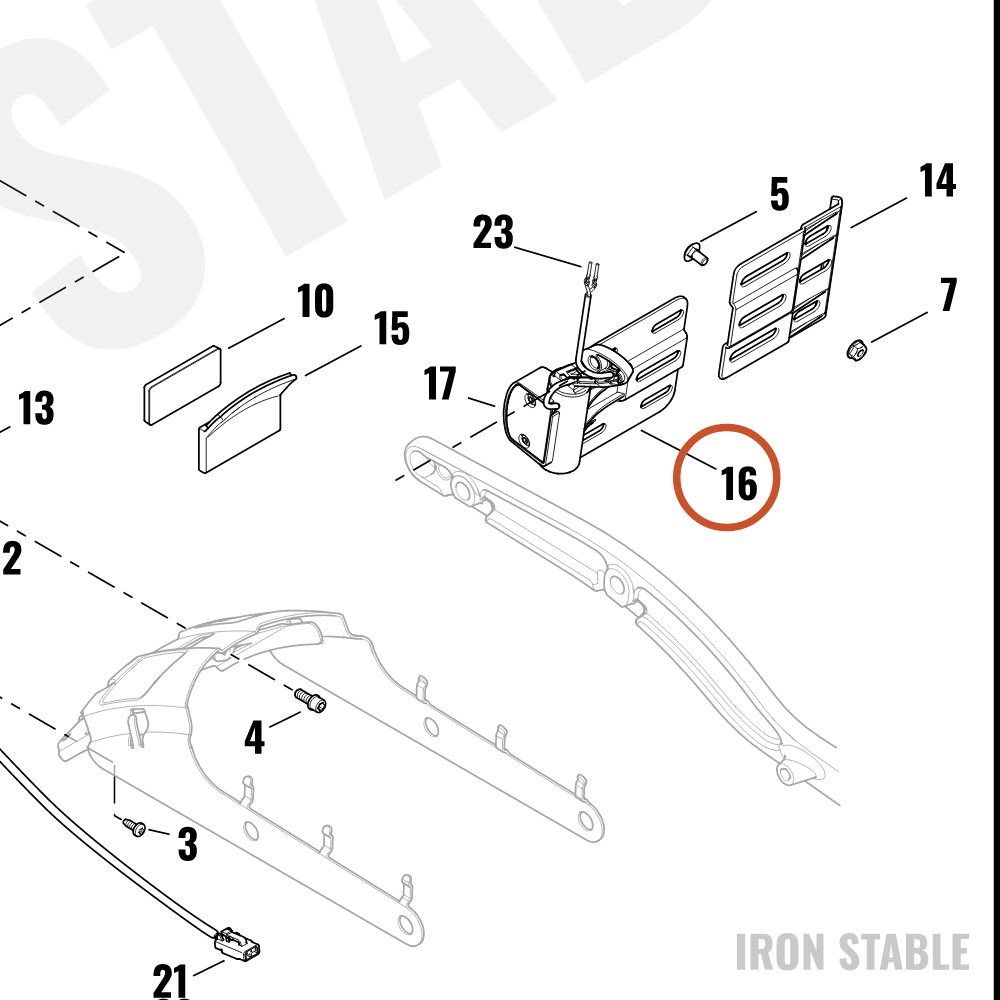 Harley-Davidson Lic'se Plate Assembly