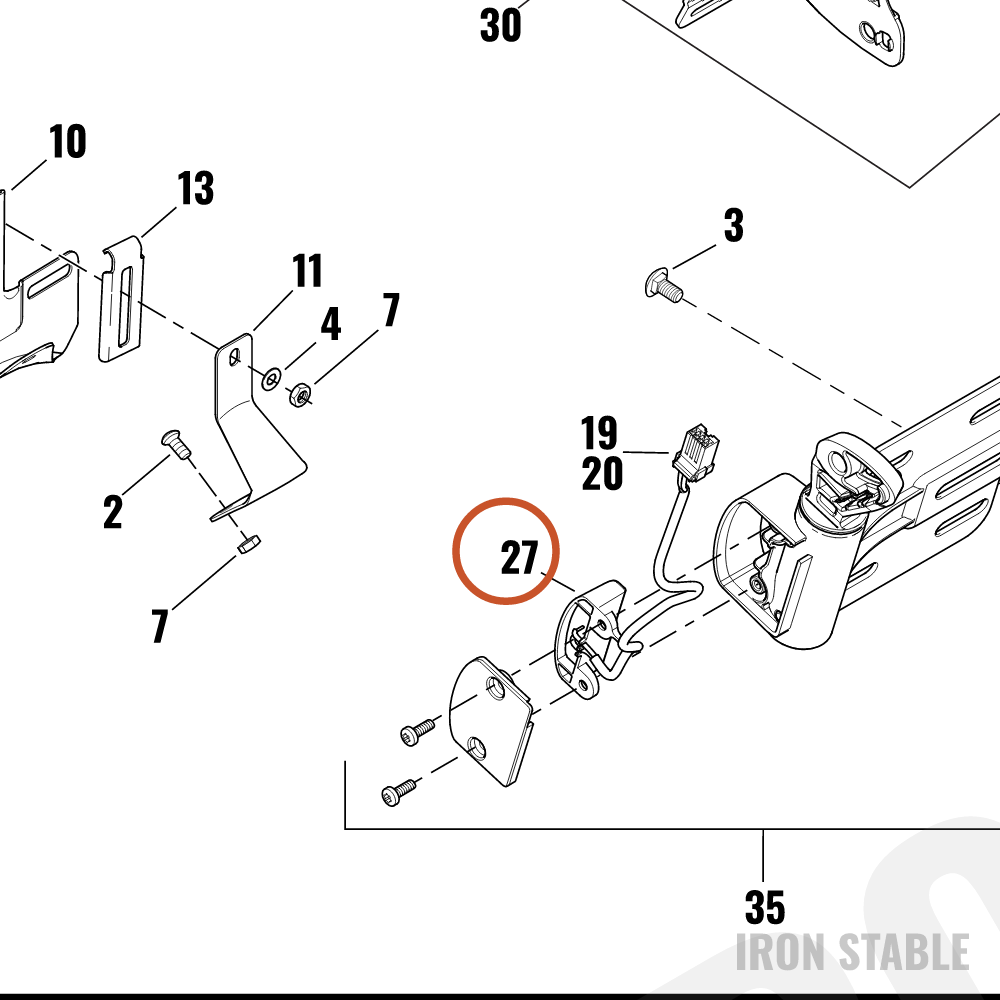 Harley-Davidson Illuminator, Lic'se Plt(Po)