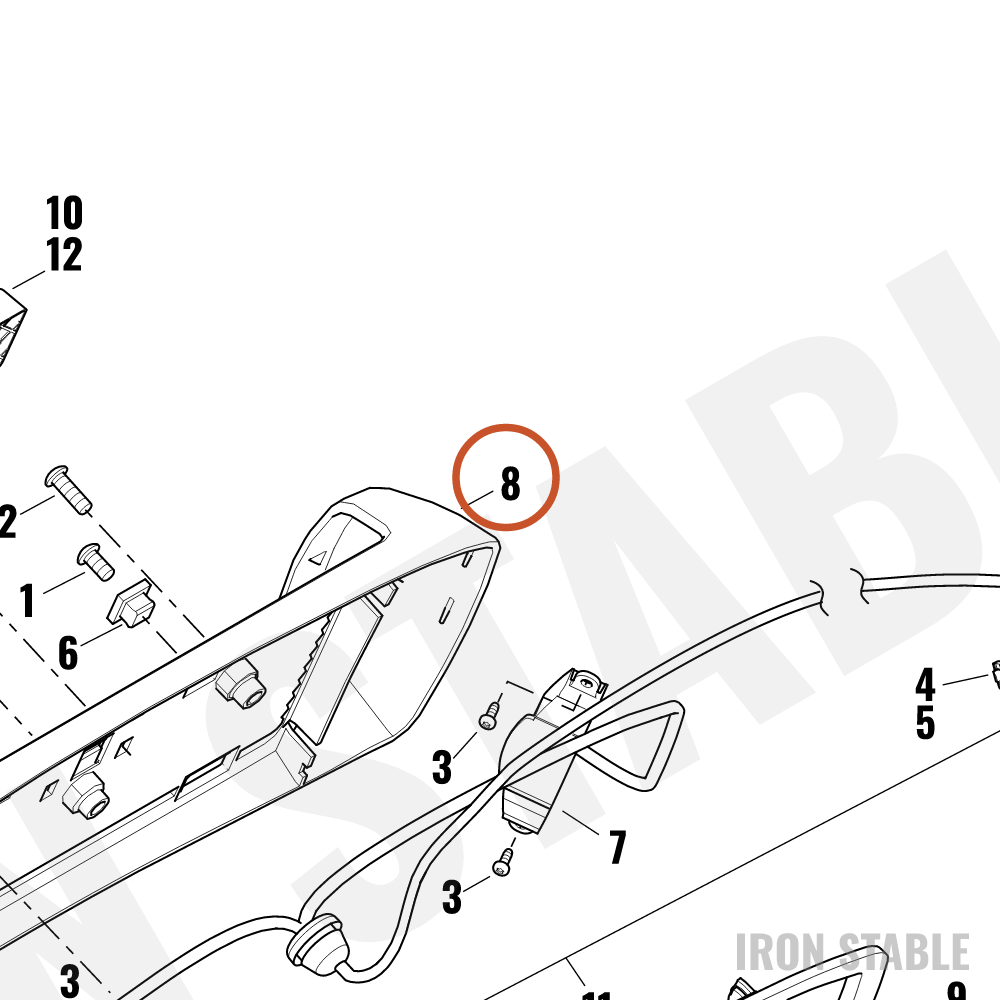 Harley-Davidson Bracket, Lic Pl, Main