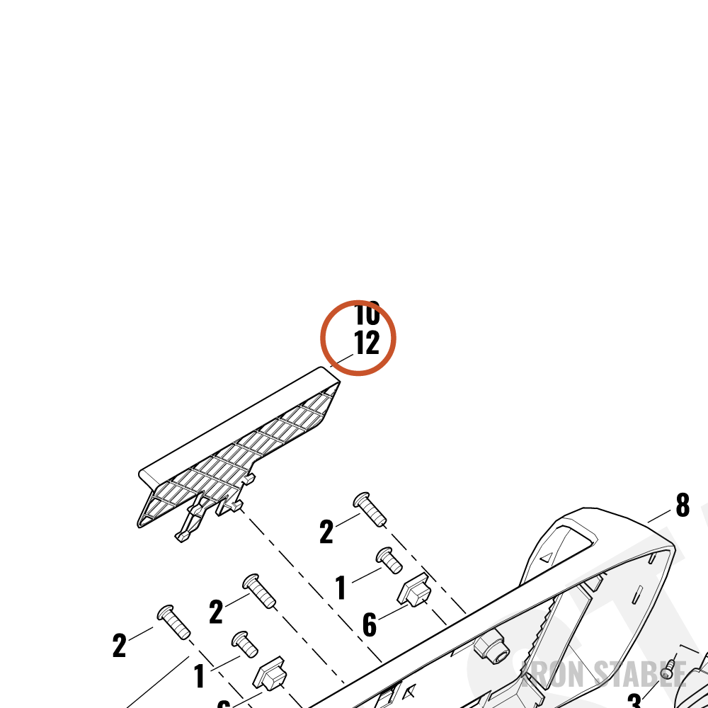 Harley-Davidson Bracket, Lic Pl, Removable Guide