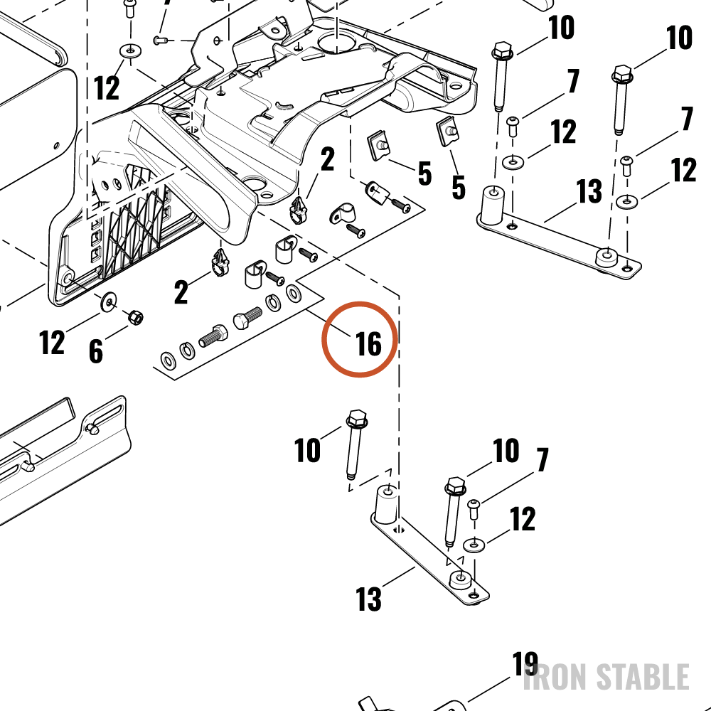Harley-Davidson Kit, Refl/Lic, Lpm Hardware