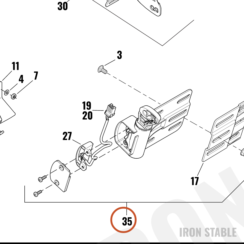 Harley-Davidson Bracket, Lic Pl, Assembly, Side Mt, W/Ext