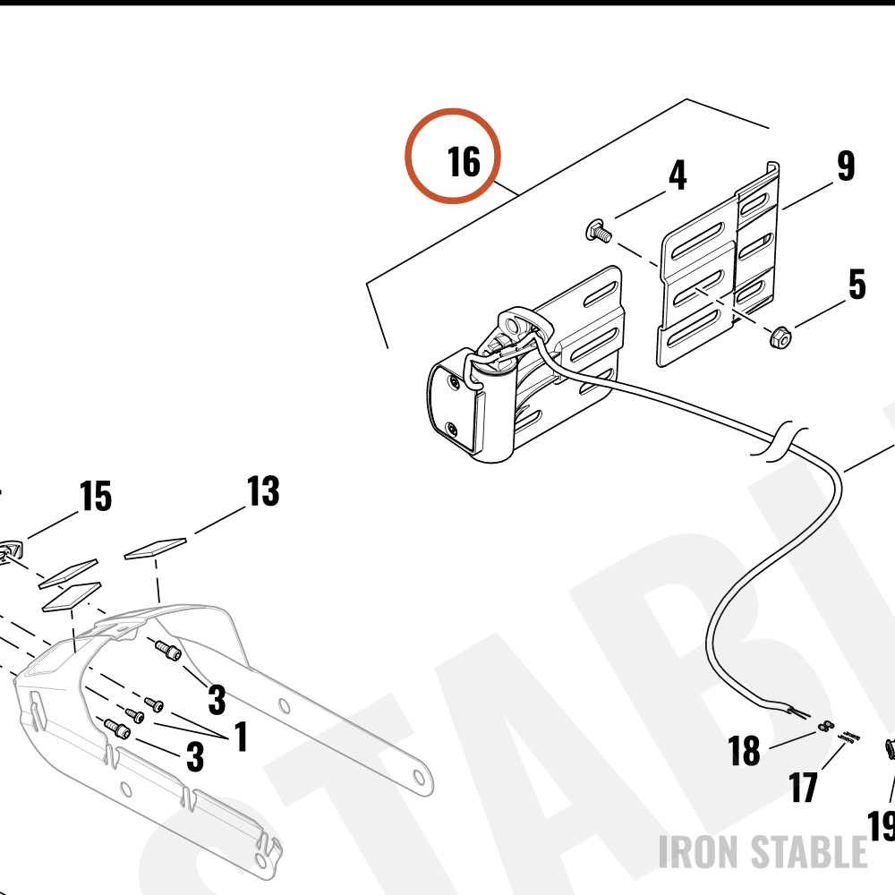 Harley-Davidson Bracket, Lic Pl, Assembly, Side Mount, Do