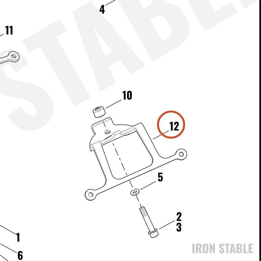 Harley-Davidson Bracket, Lic Pl, Id Fr
