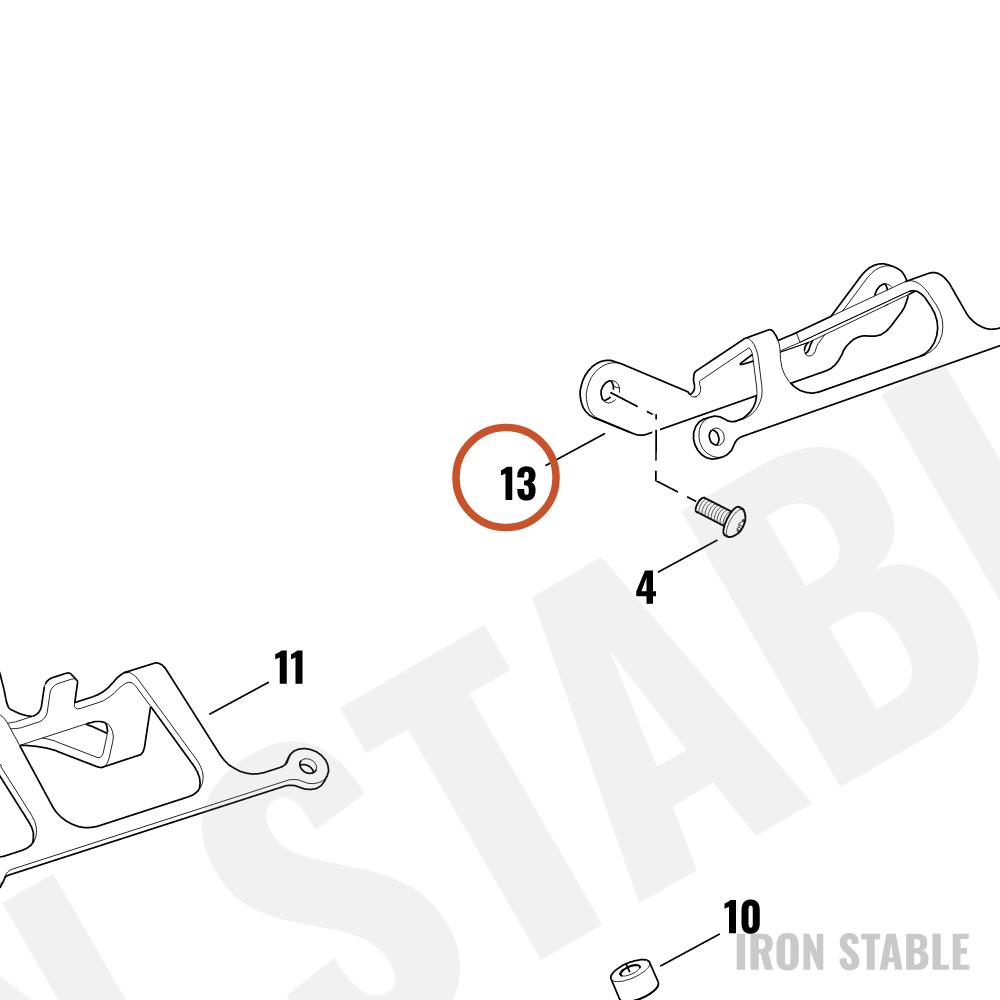Harley-Davidson Bracket, Lic Pl, Id Fr