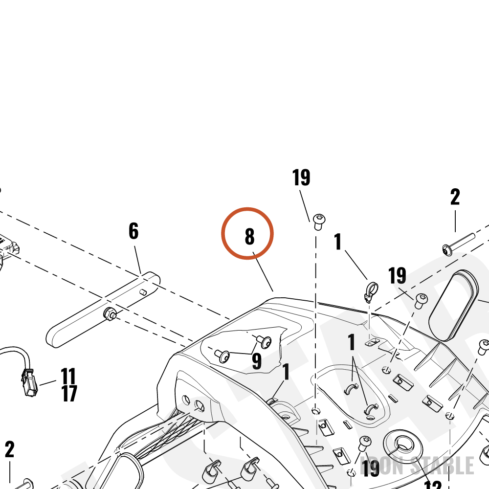 Harley-Davidson Bracket, Lic Pl, Assembly
