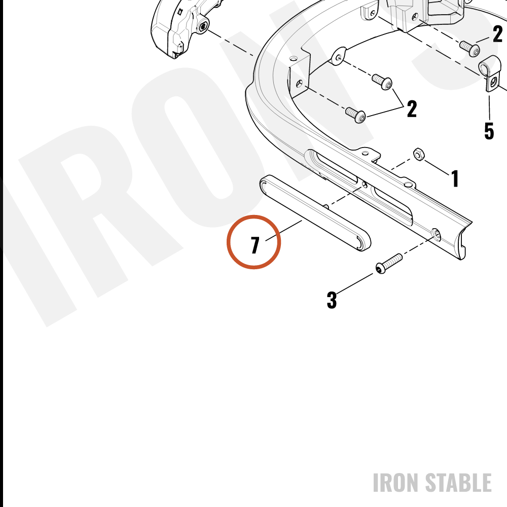 Harley-Davidson Reflector, Red, W/O Nut
