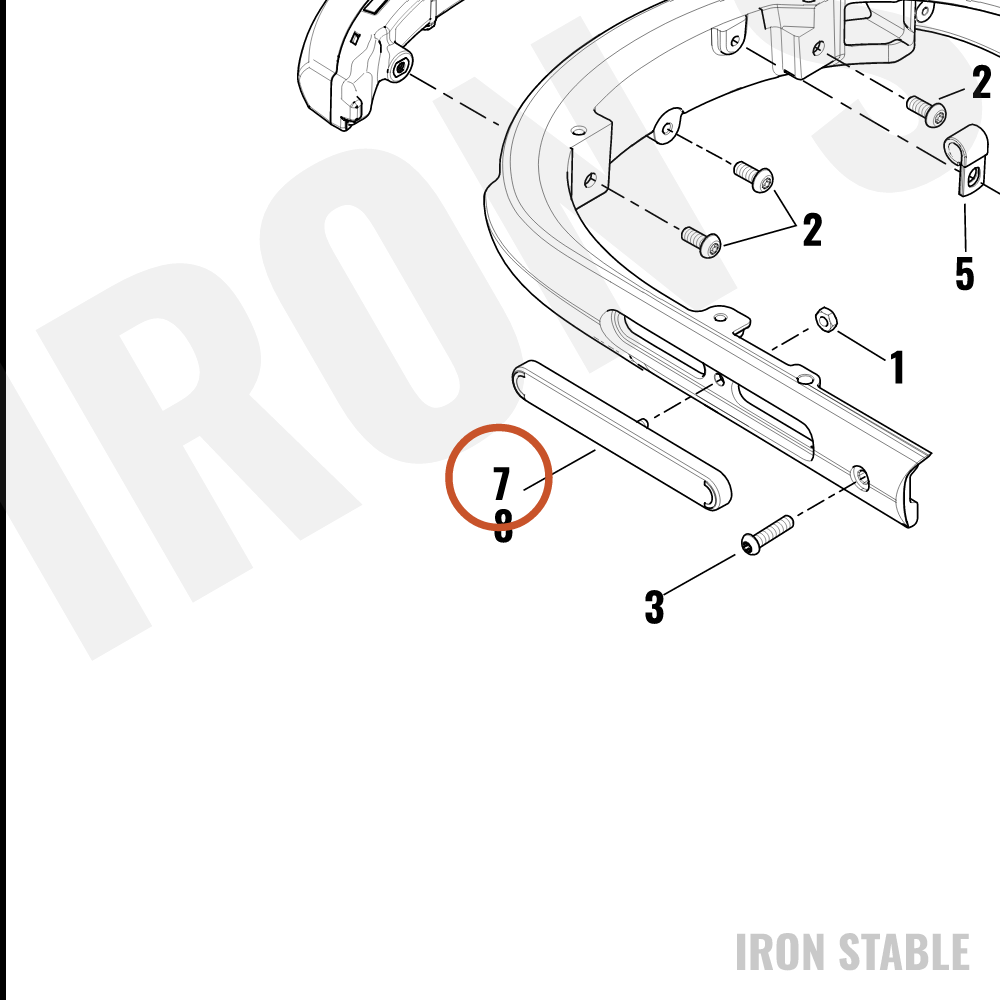 Harley-Davidson Reflector, Ambr, W/O Nut