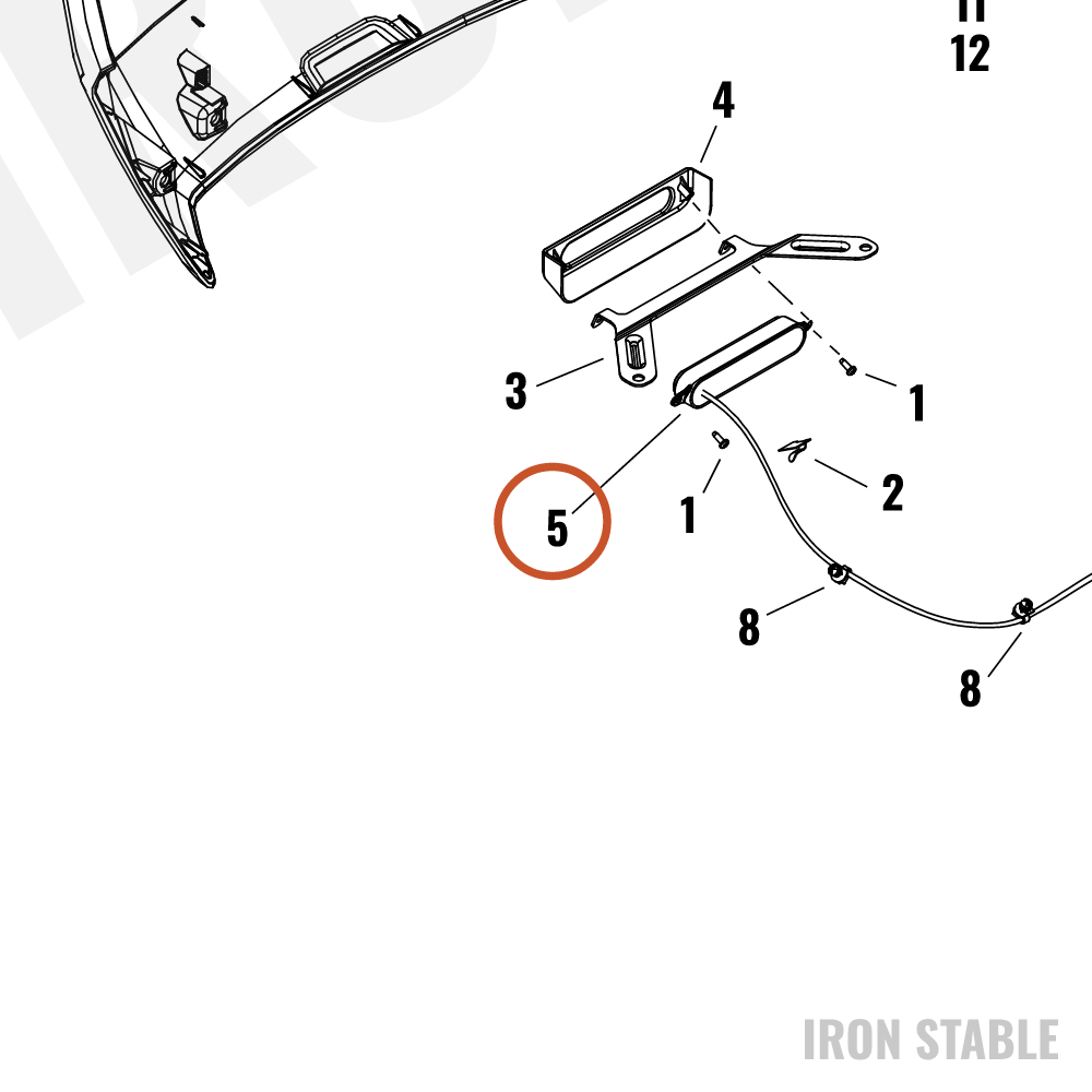 Harley-Davidson Light, Lic Pl, Fog Light