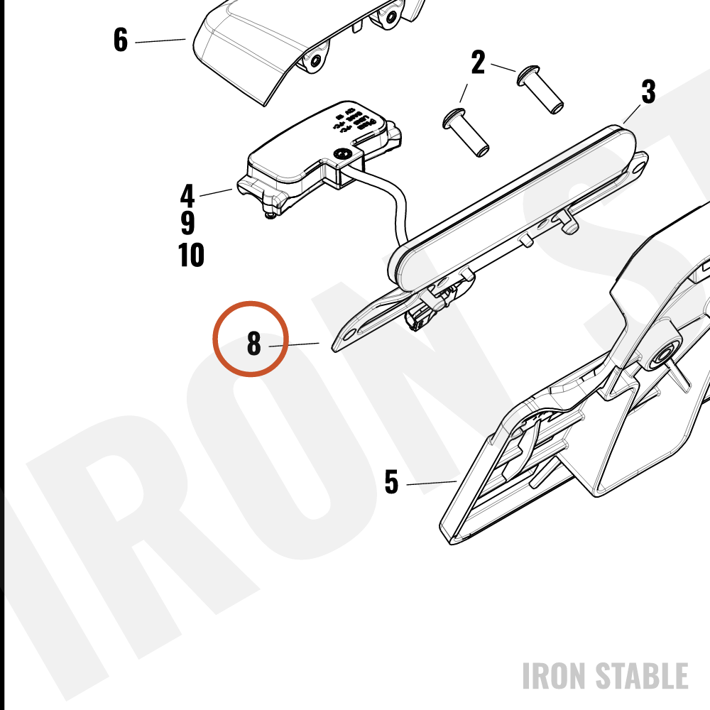 Harley-Davidson Bracket, Refl Mt, License Plt