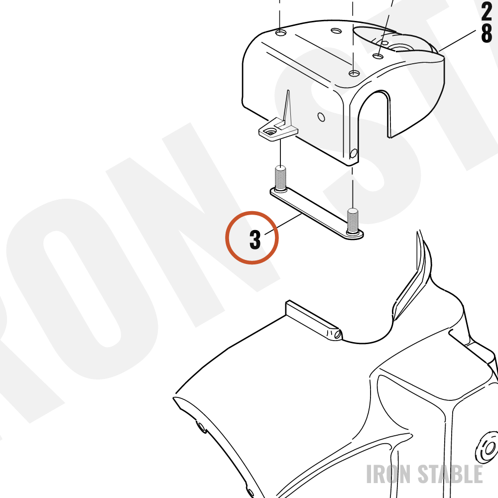 Harley-Davidson Stud Plate