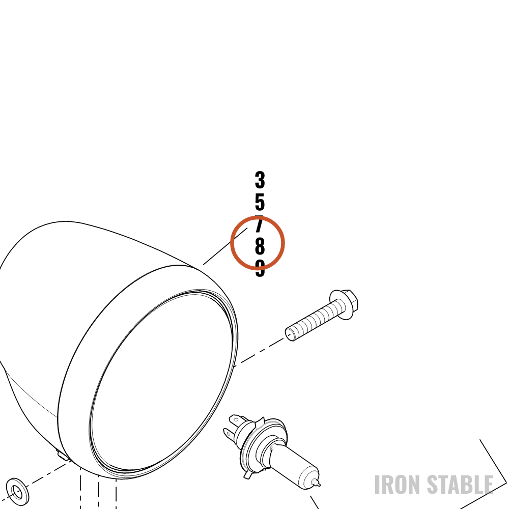 Harley-Davidson Bulb, Incand, W5w, Position