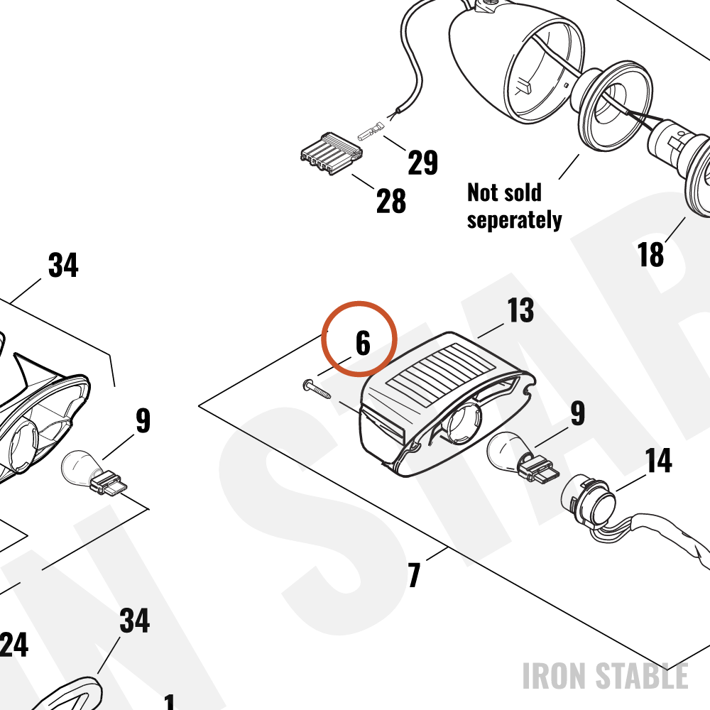 Harley-Davidson Screw, Pan Hd, W/Dog Point