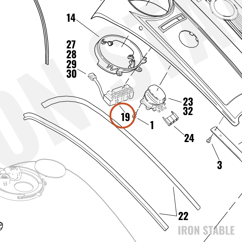 Harley-Davidson Led Indicator Lamp Assembly