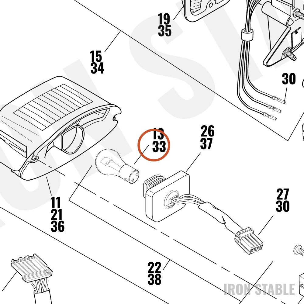 Harley-Davidson Bulb, P21/5w, Long-Life