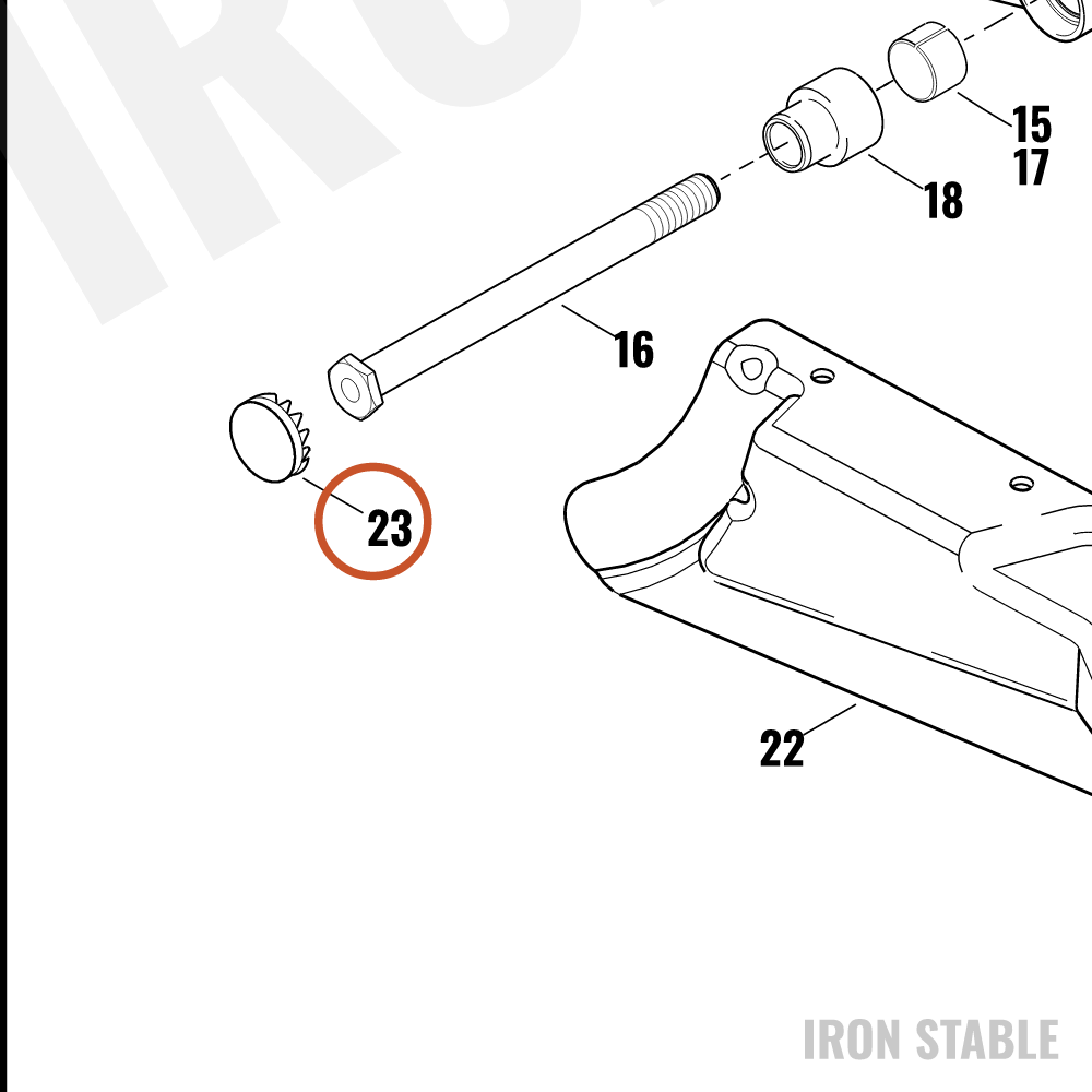Harley-Davidson Plug, Prft, 1-3/4 Dia Hole