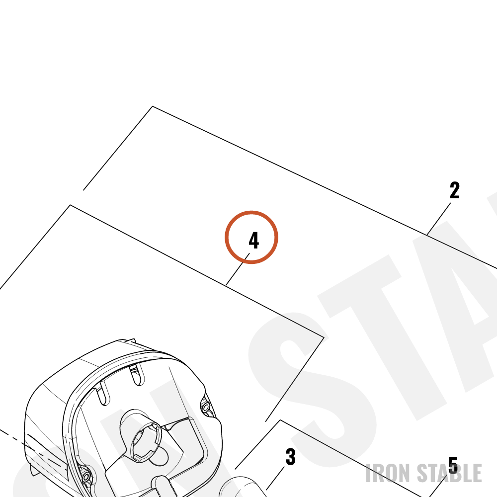 Harley-Davidson Tail Light, Red Lens