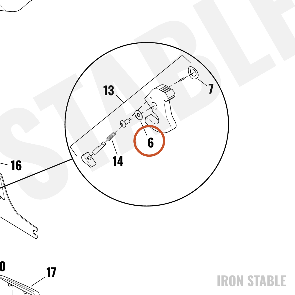 Harley-Davidson Washer, Flat