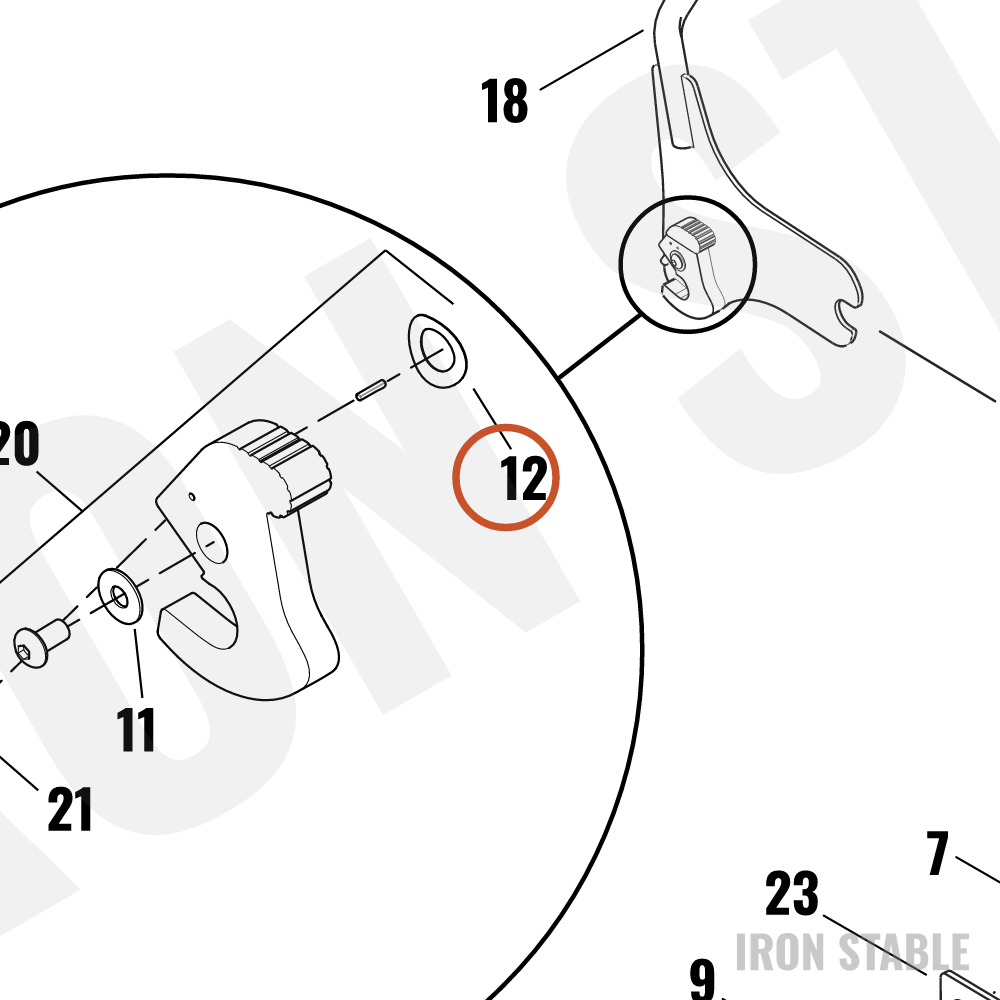 Harley-Davidson Frame Sub-Component, Washer Spring