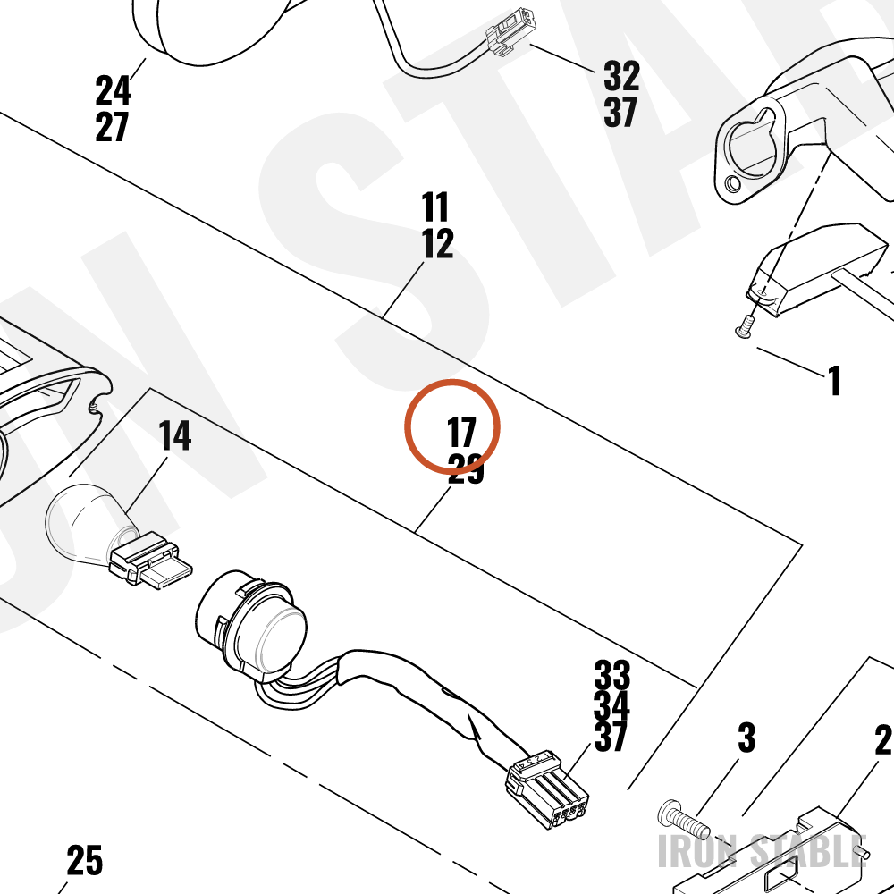 Harley-Davidson Socket Assembly, T-Lite/Dom