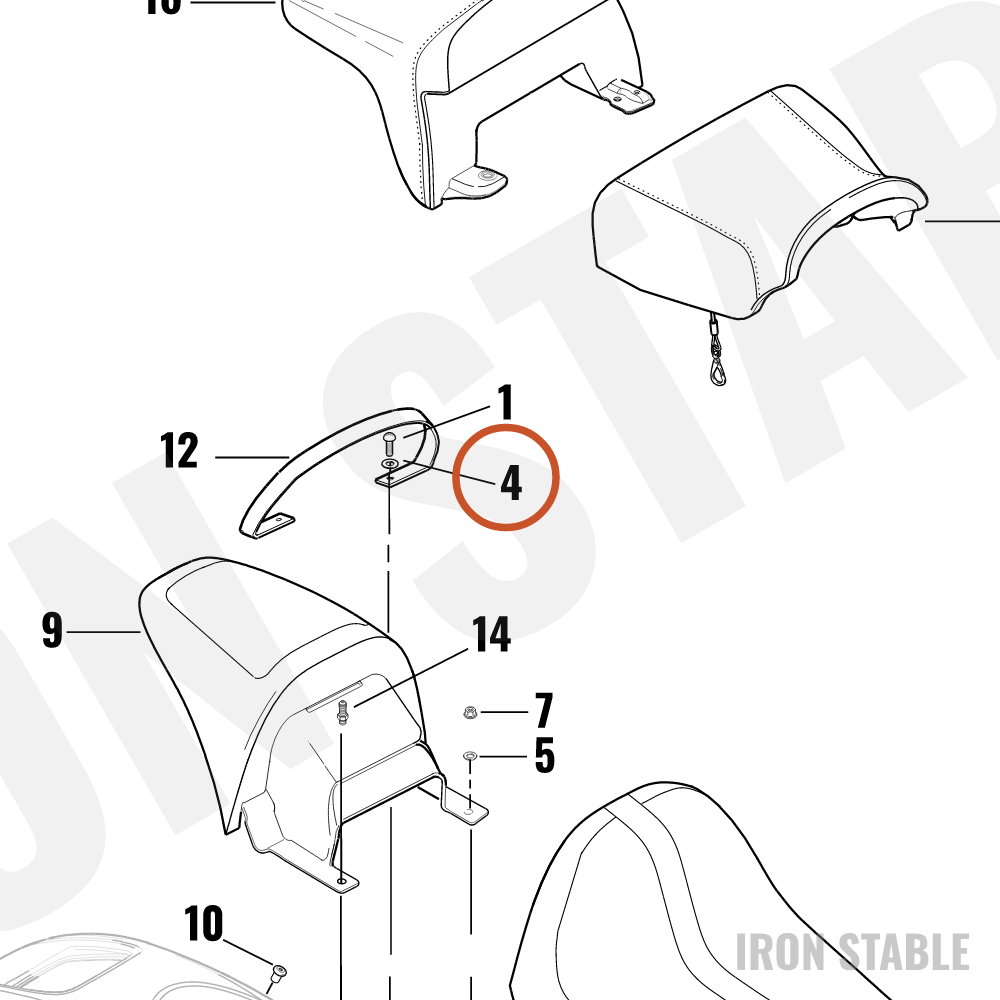 Harley-Davidson Washer, Regular M8