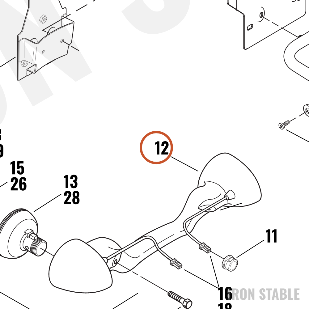 Harley-Davidson Bar, Rr T-Signal