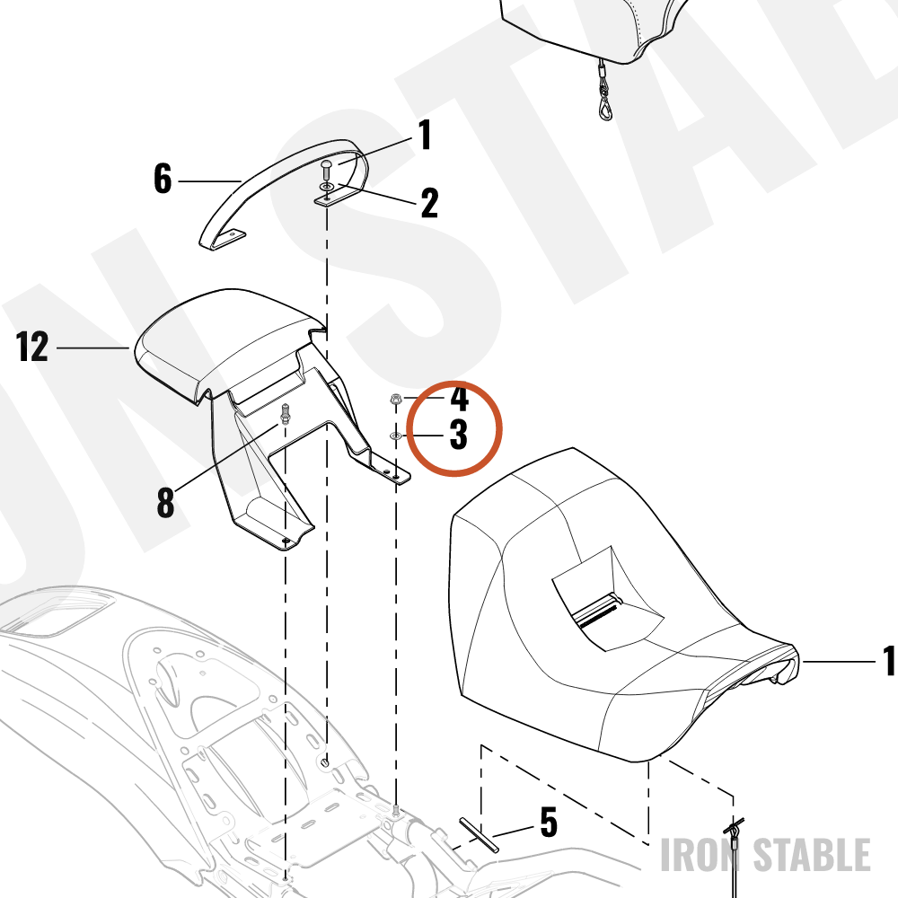 Harley-Davidson Washer, M6 Special