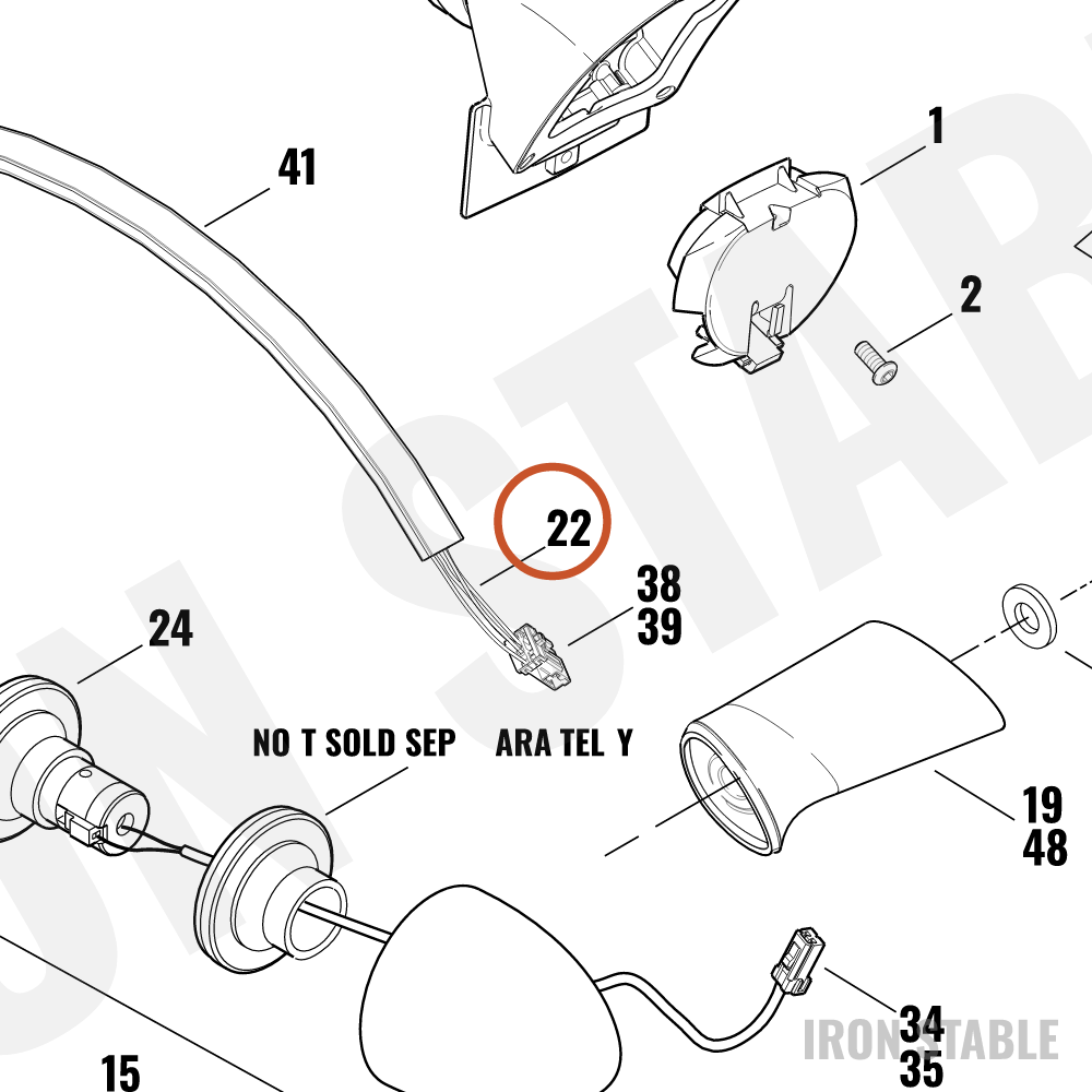 Harley-Davidson Harness Assembly, Rr Fndr Liting