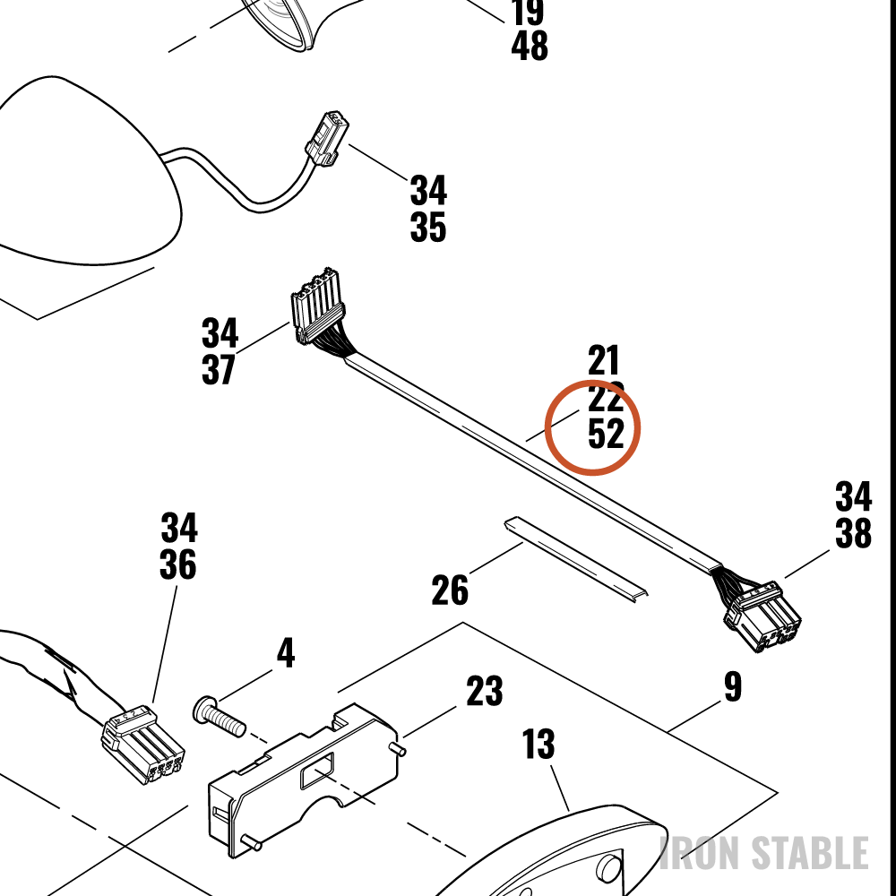 Harley-Davidson Harness, Rr Liting