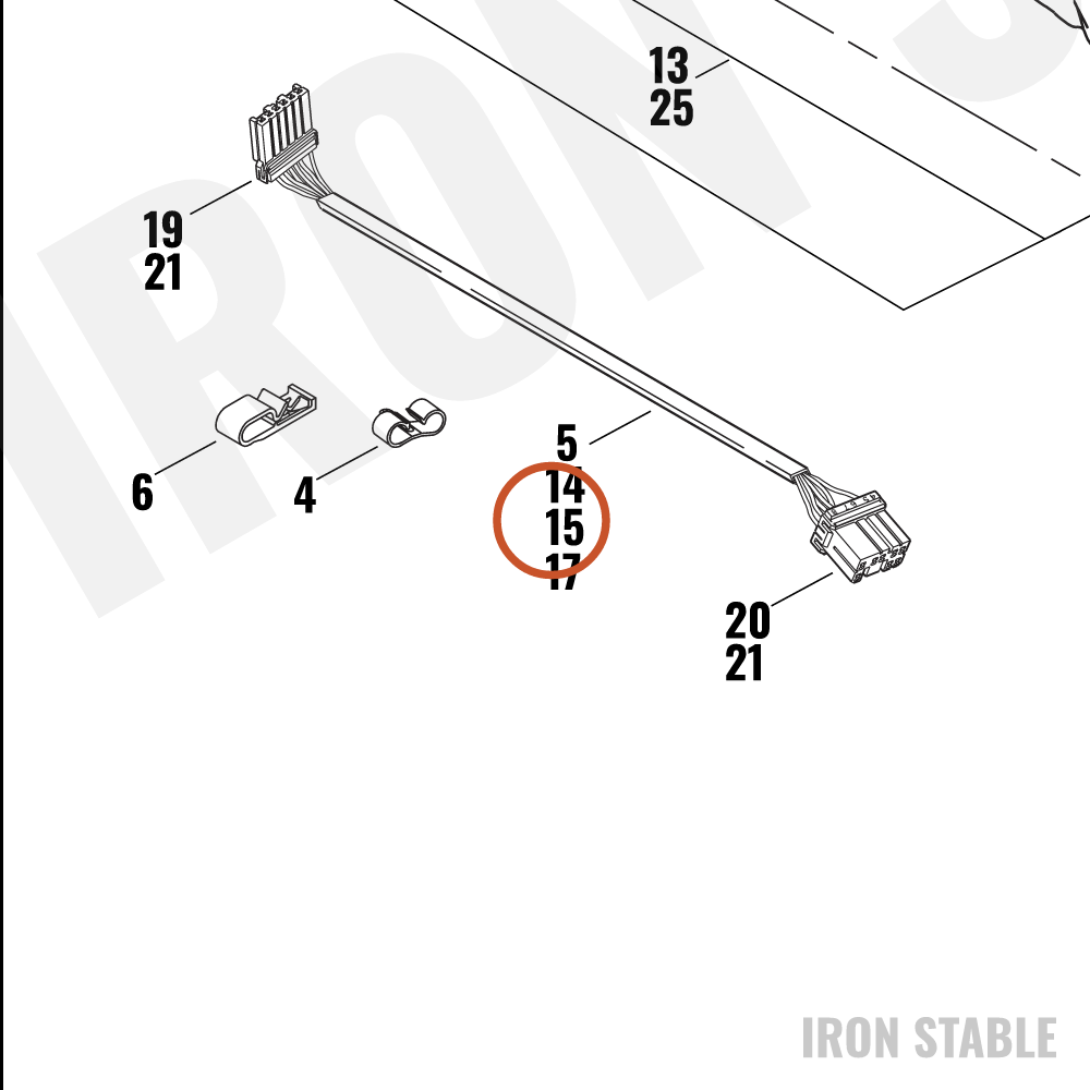 Harley-Davidson Wire Harness, Rear Lighting