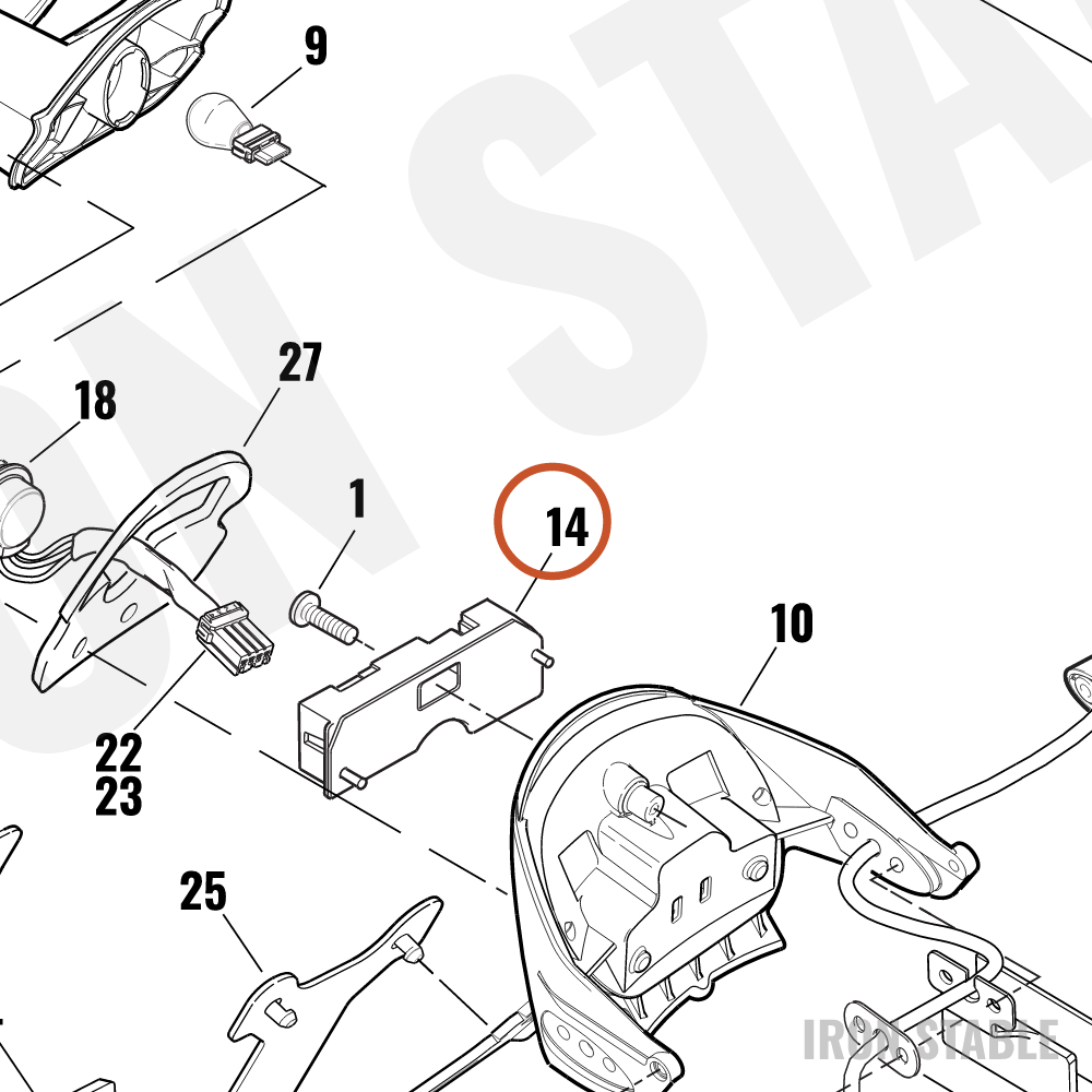 Harley-Davidson Circuit Board & Cover Assembly, T-Li