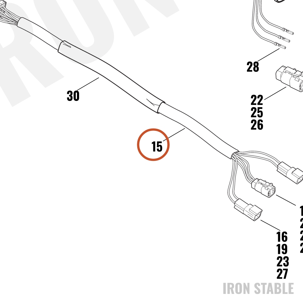 Harley-Davidson Harness, Rr Liting