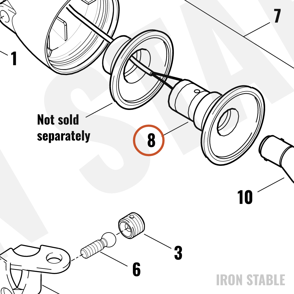 Harley-Davidson Socket Assembly, Dom/Front