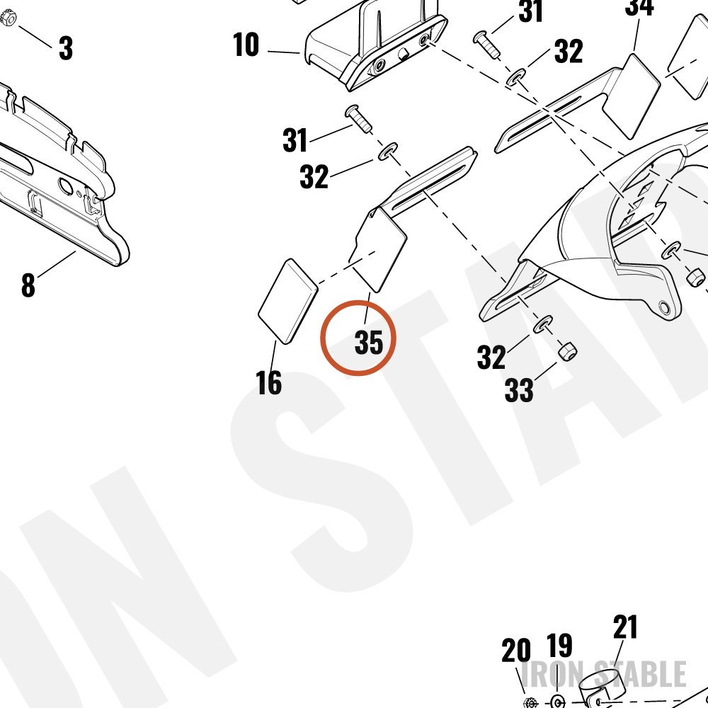Harley-Davidson Bracket, Lic Pl, X