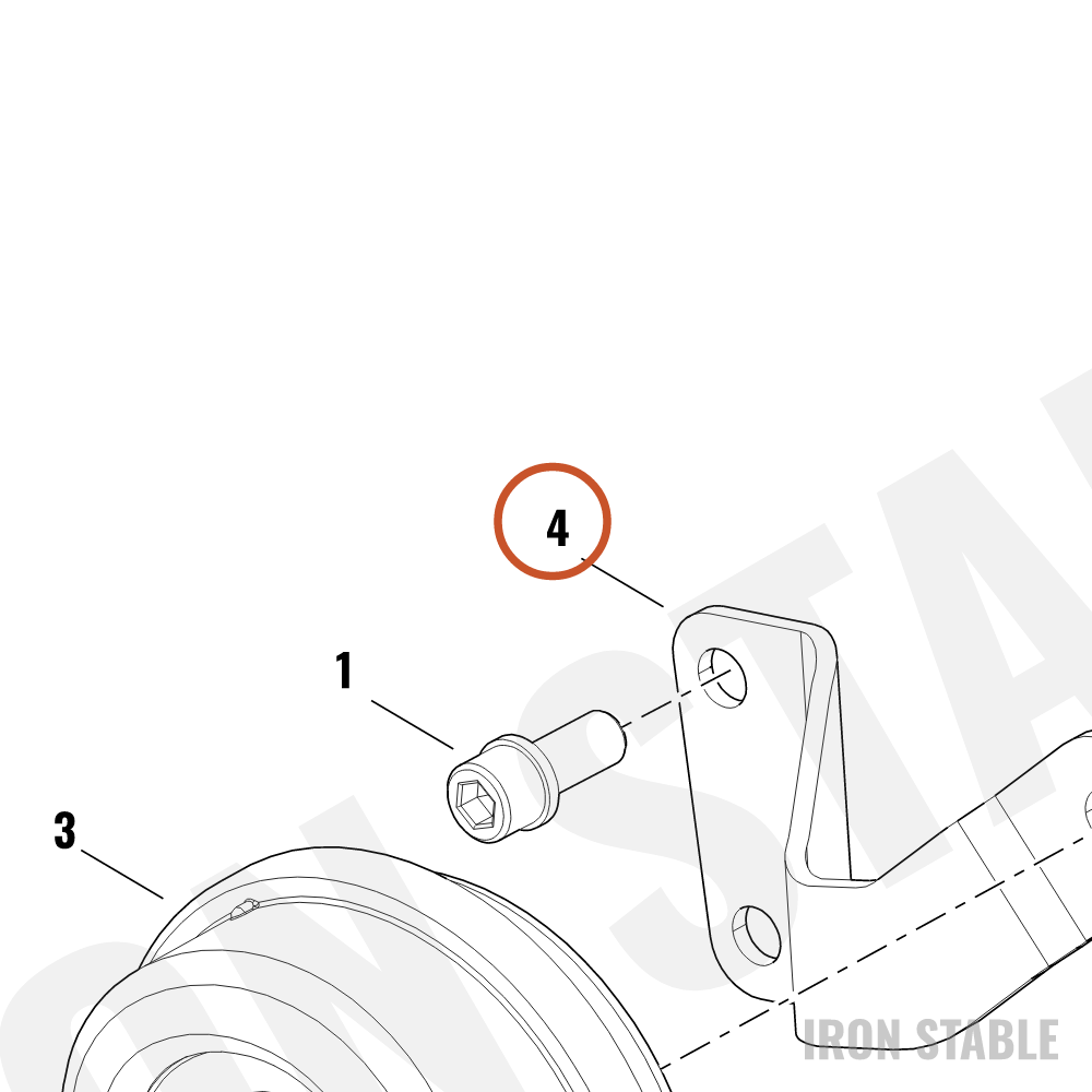 Harley-Davidson Bracket, Horn, Ncvr