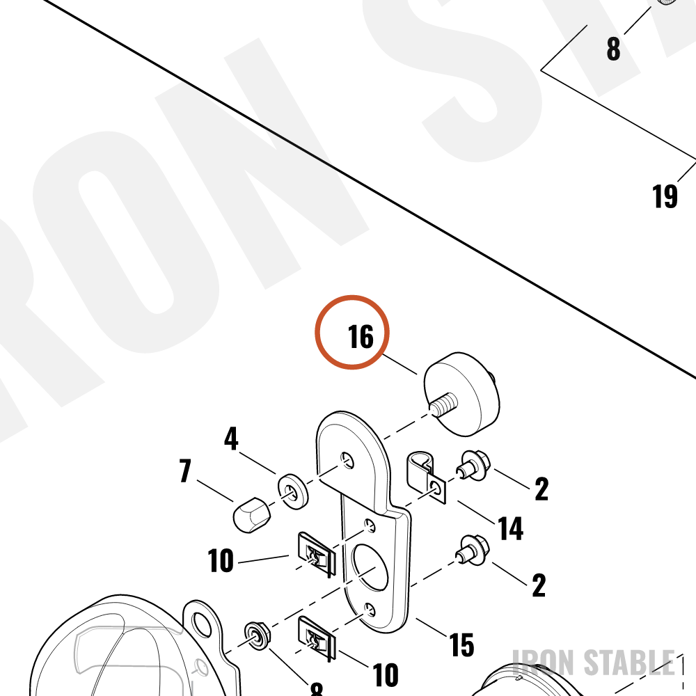 Harley-Davidson Bracket, Elec Mt, X