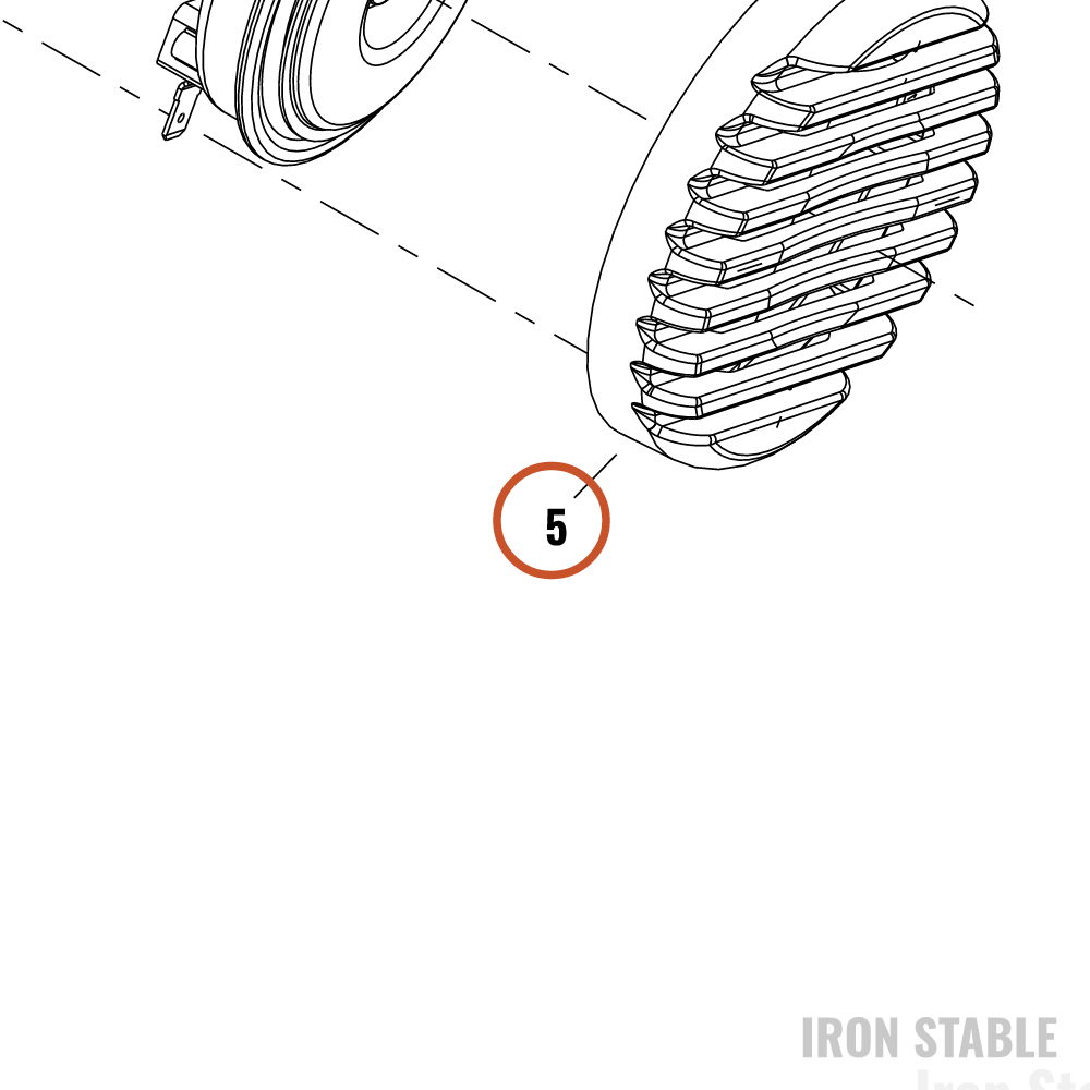 Harley-Davidson Cover, Horn/Chrome