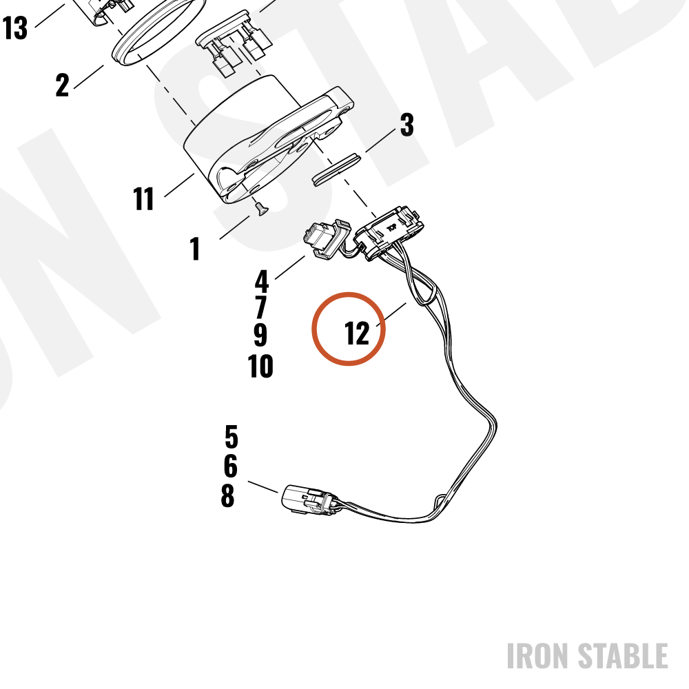 Harley-Davidson Wire Harness, Instrument