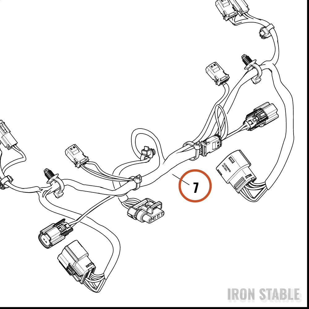 Harley-Davidson Wire Harness, Fairing