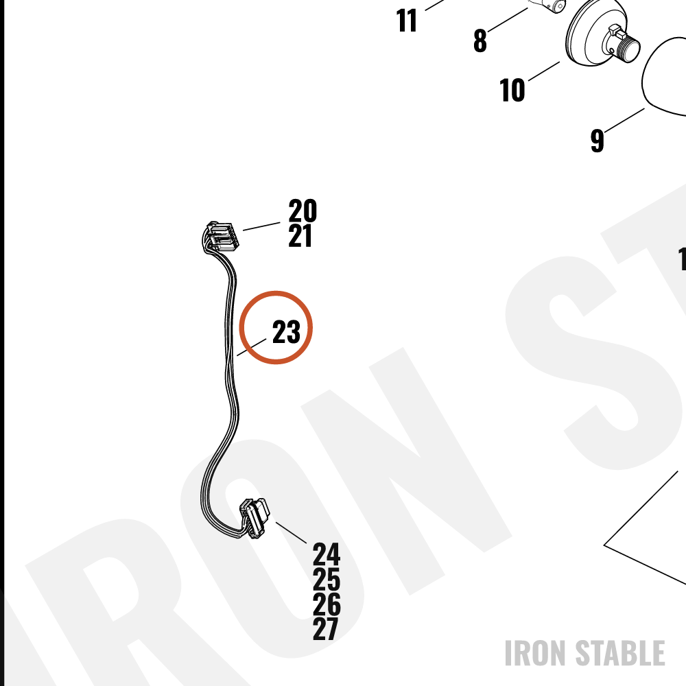 Harley-Davidson Wire Harness, Rr Liting