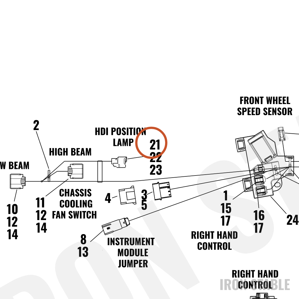 Harley-Davidson Connector, 2-Way Socket
