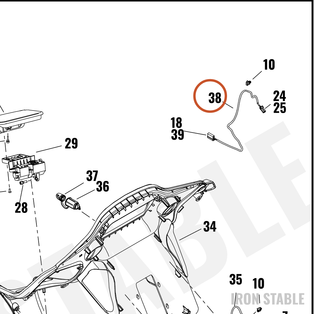 Harley-Davidson Wire Harness, Power Outlet Jump