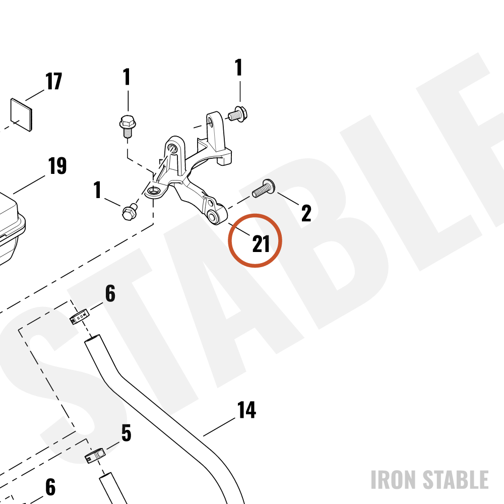 Harley-Davidson Bracket, Elec Mt, X